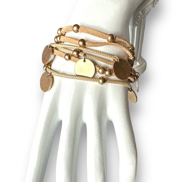 Plunder Design Scarlett Bracelet Multi-Strands Cord - Picture 3 of 8